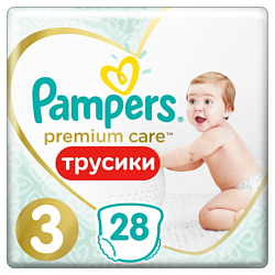 Pampers Premium Care Pants Midi 6-11 кг, (28 шт)