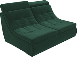 Лига диванов Холидей люкс 105605 (велюр, зеленый)