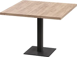 Кухонный стол Millwood Лофт Хельсинки 2 Л 100x100x75 (дуб табачный Craft-металл черный)