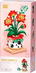 Конструктор LOZ Красный цветок в горшке 1285-MK