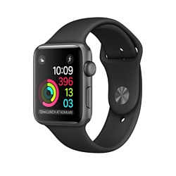 Apple Watch Series 2 42mm Space Gray with Black Sport Band (MP062)