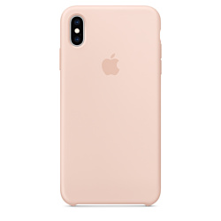 Apple Silicone Case для iPhone XS Max Pink Sand