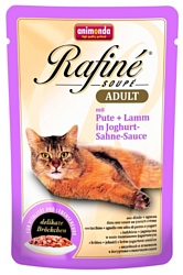 Animonda Rafine Soupe Adult для кошек с индейкой и ягненком в йогуртово-сливочном соусе (0.1 кг) 1 шт.