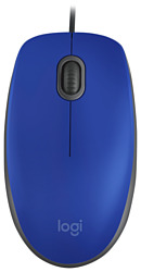 Мышь Logitech M110 Silent Blue USB