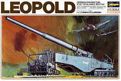 Hasegawa Сверхмощное ж/д орудие Railway Gun Leopold