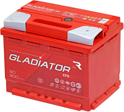Gladiator EFB 6СТ-60L(0) (60Ah)
