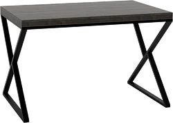 Кухонный стол TMB Loft Дункан Дуб 1200x600 40 мм (эбеновое дерево)