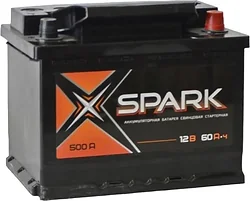 Автомобильный аккумулятор Spark 500A (EN) L+ SPA60-3-L (60Ah) Автомобильный аккумулятор Spark 500A (EN) L+ SPA60-3-L (60Ah)