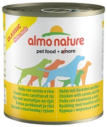 Almo Nature (0.28 кг) 12 шт. Classic Adult Dog Home Made - Chicken with Carrots and Rice