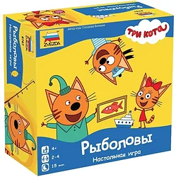 Настольная игра для детей Звезда Три кота Рыболовы 8767