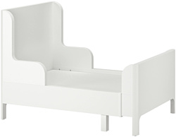 Ikea Бусунге 80x130-200 (белый) 404.598.31