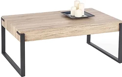 Журнальный столик Halmar Capri (дуб сан ремо/черный) Журнальный столик Halmar Capri (дуб сан ремо/черный)
