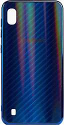 EXPERTS Aurora Glass для Samsung Galaxy A10 с LOGO (синий)