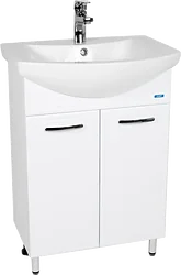 Тумба под умывальник Viant Милан - Балтика 60 VMIL60BA-T2ST + WH110246