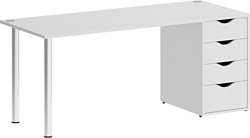 Стол для работы Riva Home Office VR.SP-3-178.4 Silver (белый)