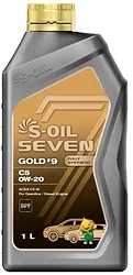 Моторное масло S-OIL 7 GOLD #9 C5 0W-20 1л