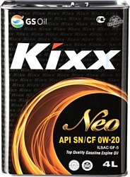 Kixx NEO 0W-20 4л