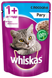 Whiskas Рагу с лососем для взрослых кошек (0.085 кг) 1 шт.
