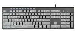 Клавиатура Oklick 480M Multimedia Keyboard black-Grey USB