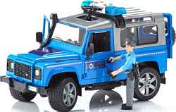 Bruder Land Rover Defender Station Wagon Police vehicle 02597