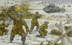 Italeri 6103 WWII: Battle Of The Bulge Belgium44