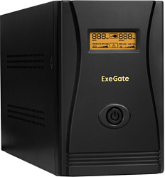 Источник бесперебойного питания ExeGate SpecialPro Smart LLB-2000.LCD.AVR.C13.RJ.USB