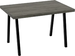 Кухонный стол TMB Loft Слинг Дуб 1200x600 40 мм (угольный серый)