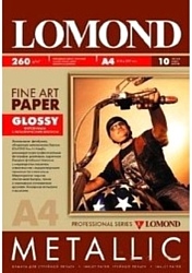 Lomond глянцевая односторонняя A4 260 г/кв.м. 10 листов (0939042)