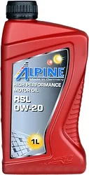 Моторное масло Alpine RLS 0W-20 1л