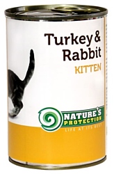 Nature's Protection Консервы Kitten Turkey & Rabbit (0.4 кг) 1 шт.