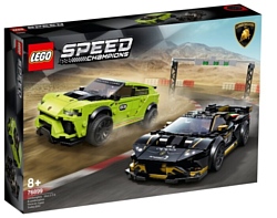 Конструктор LEGO Speed Champions 76899 Lamborghini Urus ST-X & Lamborghini Huracn Super Trofeo EVO