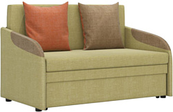 Прямой диван Нижегородмебель Громит ТД 130 (осло манго/осло хоней/осло мустард)