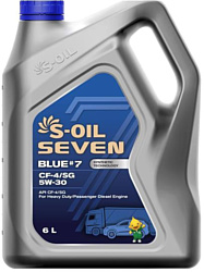 S-OIL SEVEN BLUE #7 CF-4/SL 5W-30 6л