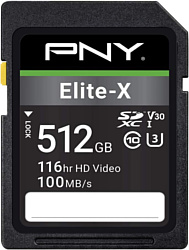 PNY Elite-X 512GB P-SD512U3100EX-GE