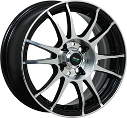 Megami MGM-3 6x14/4x100 D73.1 ET35 Черный с полировкой