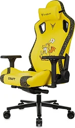 Кресло Knight Craft Dragon (желтый экокожа)