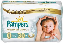 Pampers Premium Care 0 (1-2.5кг) 30шт