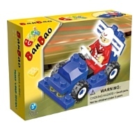 BanBao Идеи для подарков 8117 Машина гоночная № 3 Синяя гонка