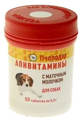 Пчелодар Апивитамины с маточным молочком для собак
