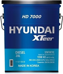 Hyundai Xteer HD 7000 15W-40 20л