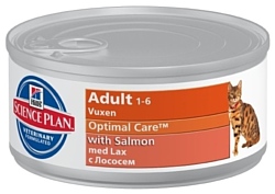 Hill's (0.085 кг) 1 шт. Science Plan Feline Adult with Salmon Canned