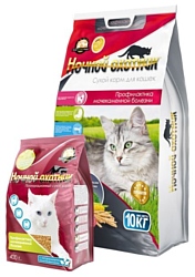 Ночной охотник Сухой корм для кошек Профилактика мочекаменной болезни (10 кг)