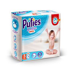 Pufies Pants Sensitive 5 Junior (12-18 кг) 42 шт.