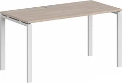 Стол для работы Norden 140x80x75 SG.208.OL.63.WH (белый/дуб светлый)