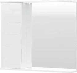 Шкаф-зеркало Volna  Joli 80 L (белый)
