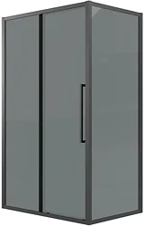 Душевой уголок Grossman Cosmo 130x90x195 120.K33.02.1390.21.10 (черный матовый/тонированное стекло)
