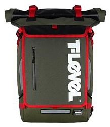 T-level Infinity Rolltop 43 khaki/red (olive/red)