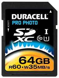 Duracell PRO PHOTO SDXC Class 10 UHS-I U1 64GB