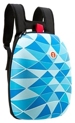 ZIPIT Shell Backpack Blue Tri