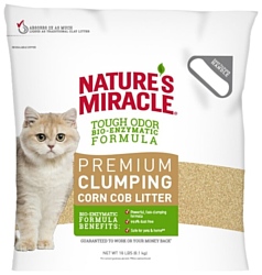Nature's Miracle Premium Clumping Corn Cob Litter 8.1кг